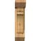 Ekena Millwork Olympic Slat Smooth Bracket w/ Offset Brace, Western Red Cedar, 5 1/2"W x 14"D x 22"H BKT0604X14X22OLY06SWR - alternate 3